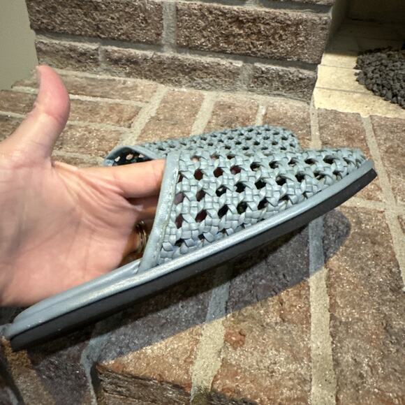 Free People Women's Freya Stormy Sea Slip On Flats Mule Shoes Size 7.5 - Picture 7 of 16